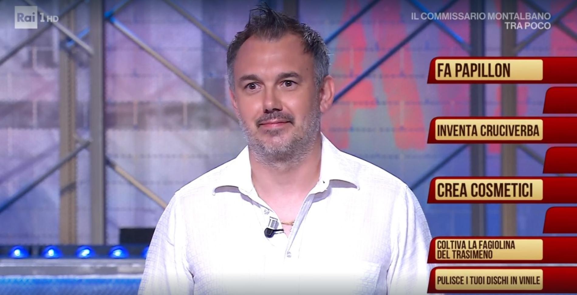 Sergio Tassistro, un tagliolese ai “Soliti ignoti” su Rai1