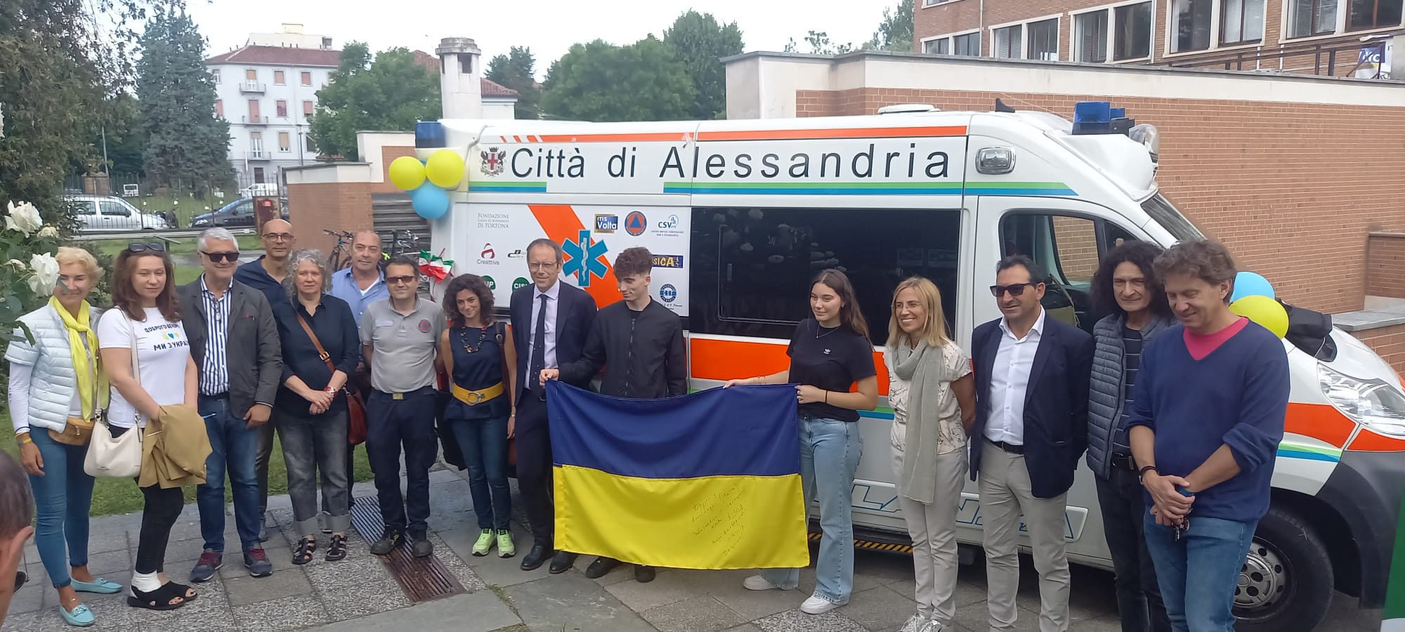 In Ucraina l’ambulanza “comprata” da Alessandria