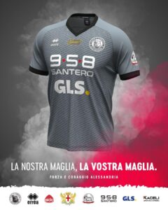 FC Alessandria, per il derby gli abbonati sulla maglia